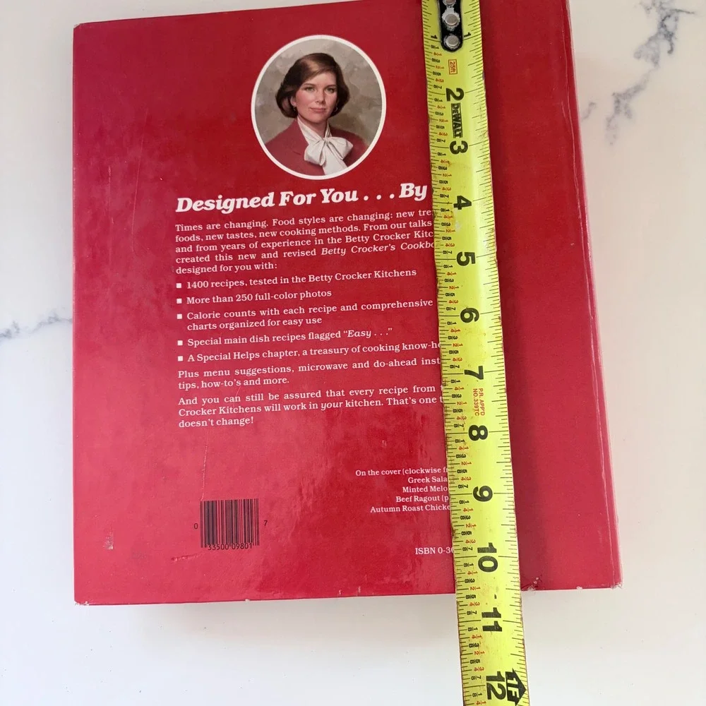 Vintage Betty Crocker Cookbook 1987 Red Ring Bound New and Revised Golden Press